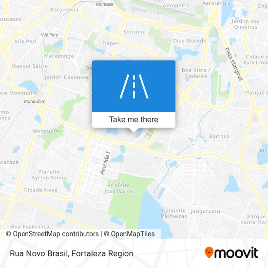 Rua Novo Brasil map