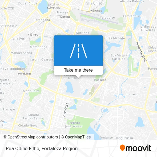 Rua Odílio Filho map
