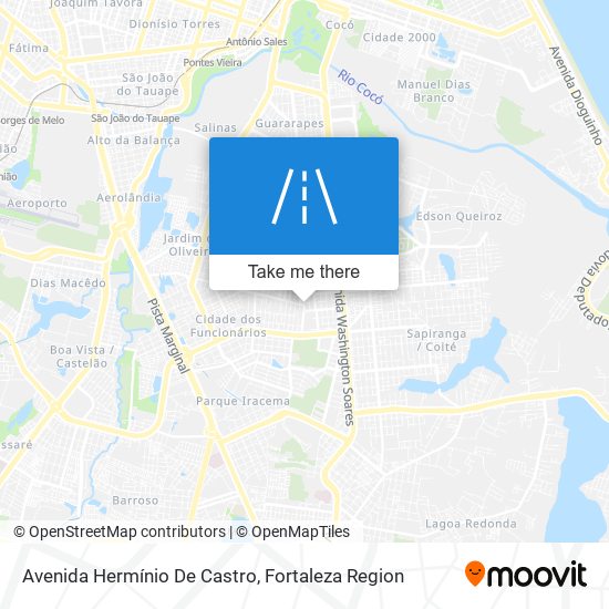 Mapa Avenida Hermínio De Castro