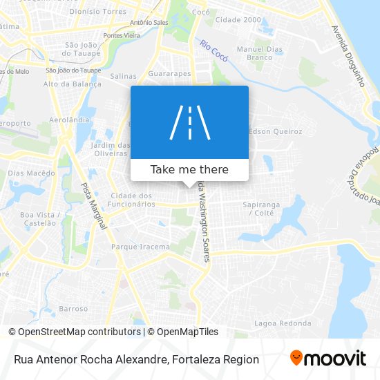 Rua Antenor Rocha Alexandre map