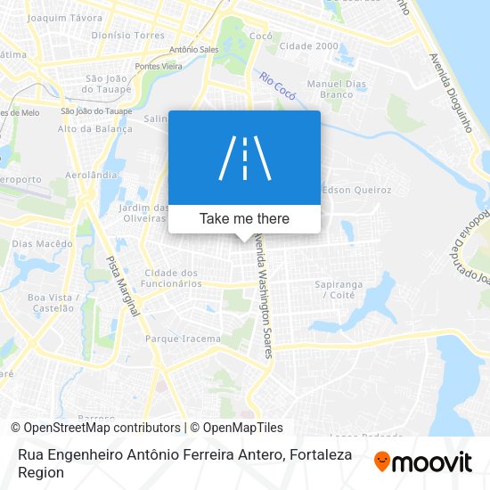 Rua Engenheiro Antônio Ferreira Antero map