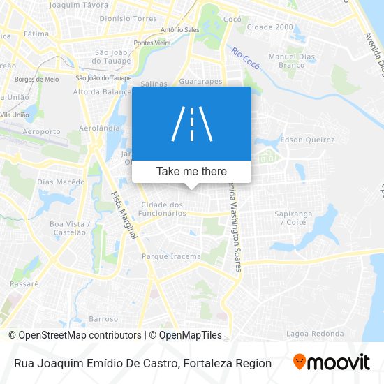 Rua Joaquim Emídio De Castro map