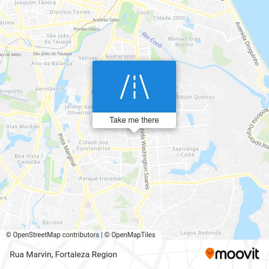 Rua Marvin map