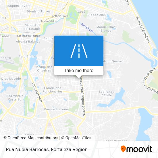 Rua Núbia Barrocas map