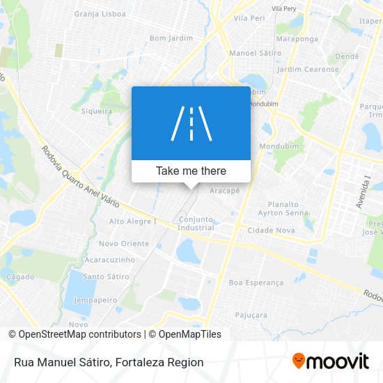 Rua Manuel Sátiro map