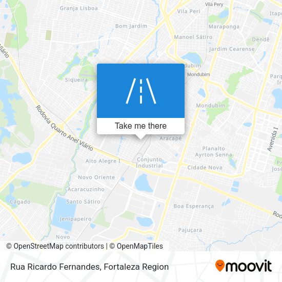 Rua Ricardo Fernandes map