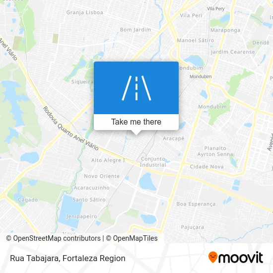 Rua Tabajara map