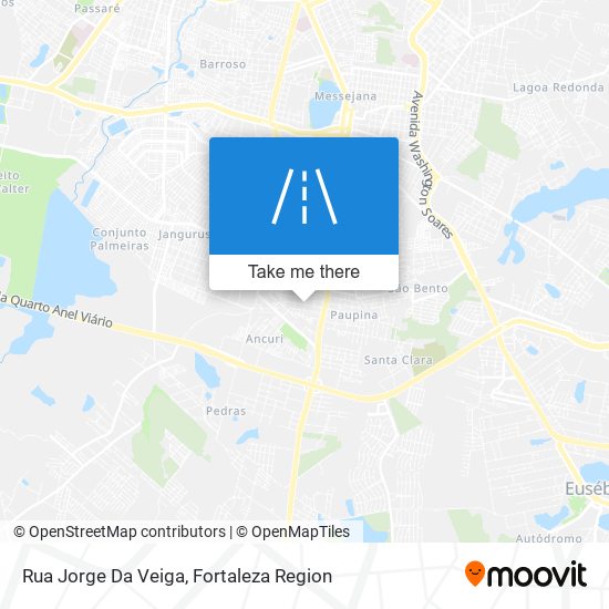 Mapa Rua Jorge Da Veiga