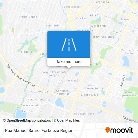 Rua Manuel Sátiro map