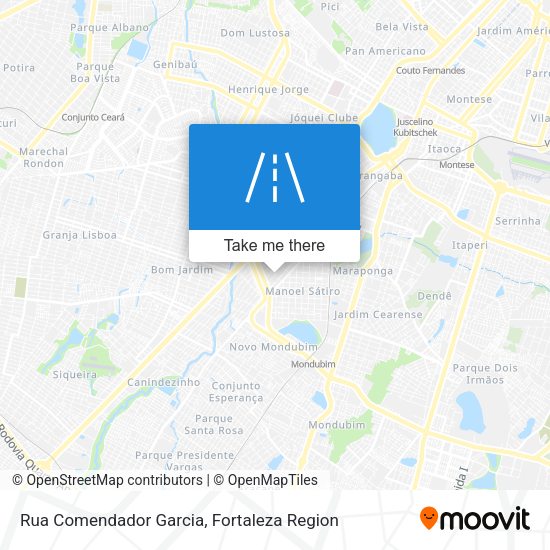 Rua Comendador Garcia map