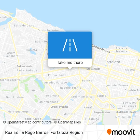 Rua Edilia Rego Barros map