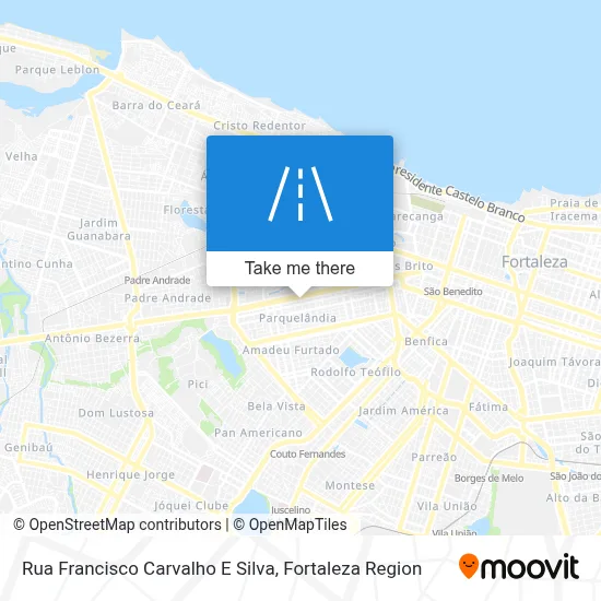 Rua Francisco Carvalho E Silva map