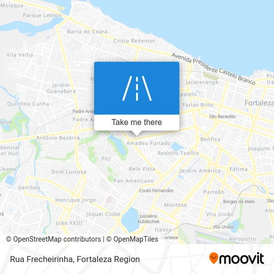 Rua Frecheirinha map