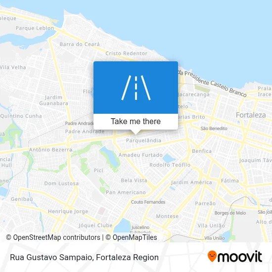 Rua Gustavo Sampaio map