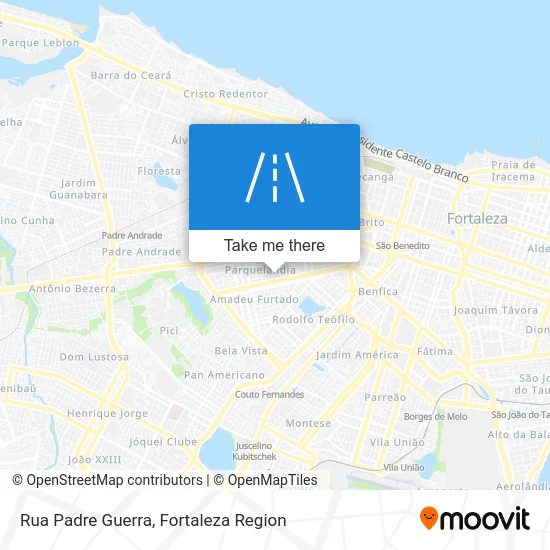 Rua Padre Guerra map