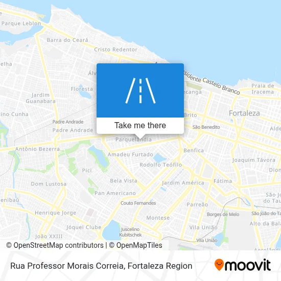 Rua Professor Morais Correia map