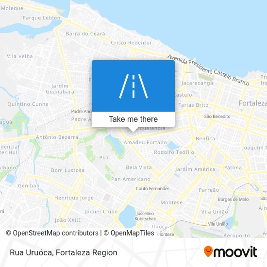 Rua Uruóca map