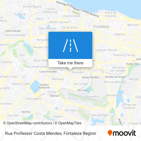 Rua Professor Costa Mendes map