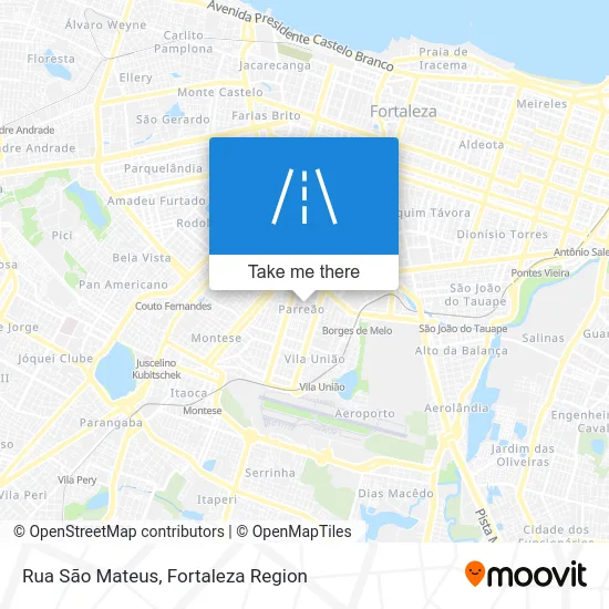 Rua São Mateus map