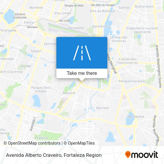 Avenida Alberto Craveiro map