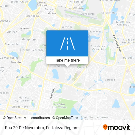 Rua 29 De Novembro map