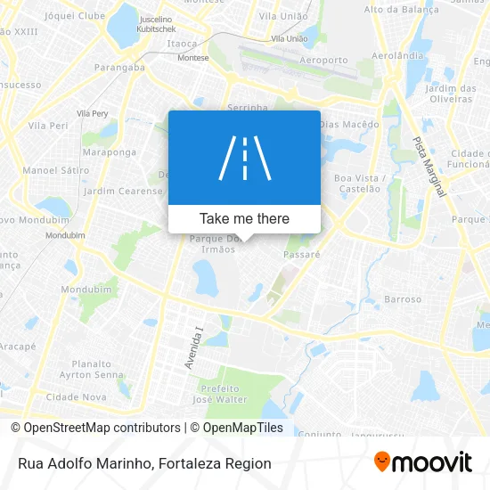Rua Adolfo Marinho map