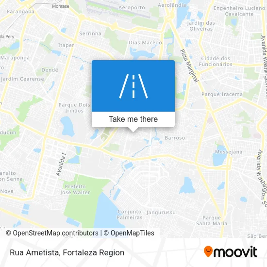 Rua Ametista map