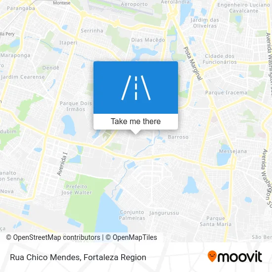 Rua Chico Mendes map