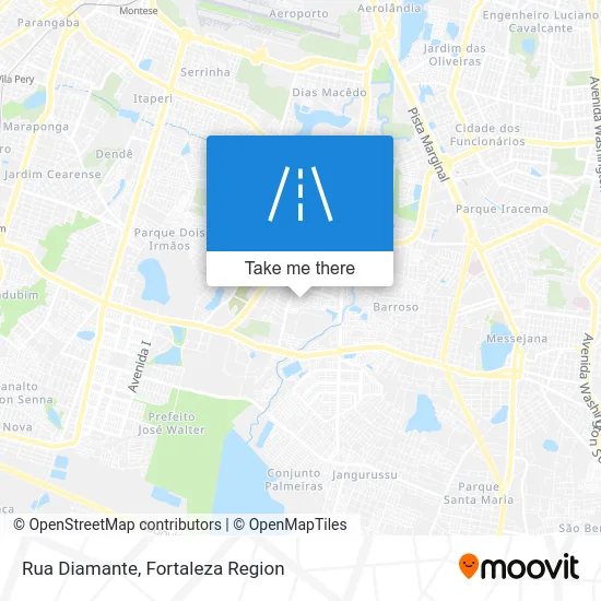 Rua Diamante map