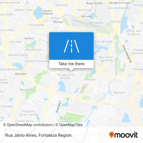 Rua Jânio Alves map