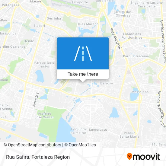 Rua Safira map