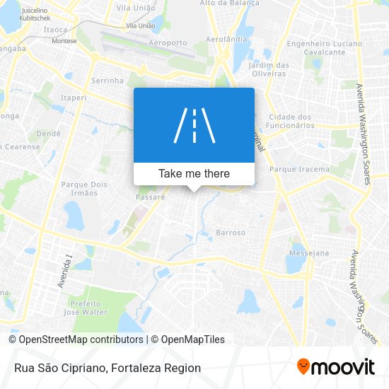 Rua São Cipriano map