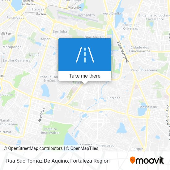 Rua São Tomáz De Aquino map