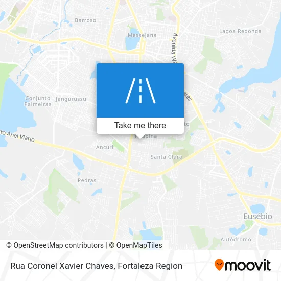 Rua Coronel Xavier Chaves map