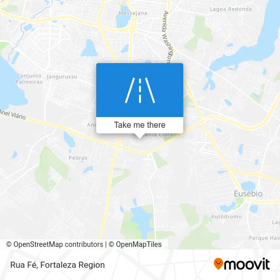 Rua Fé map