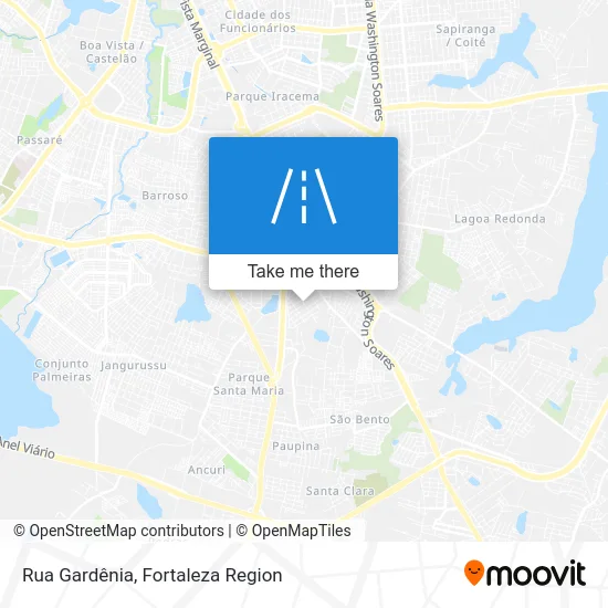 Rua Gardênia map