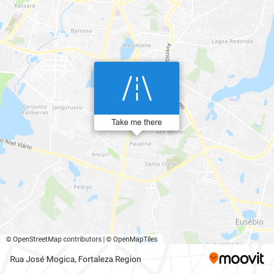 Mapa Rua José Mogica