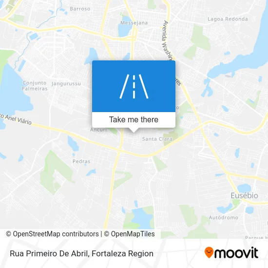 Rua Primeiro De Abril map