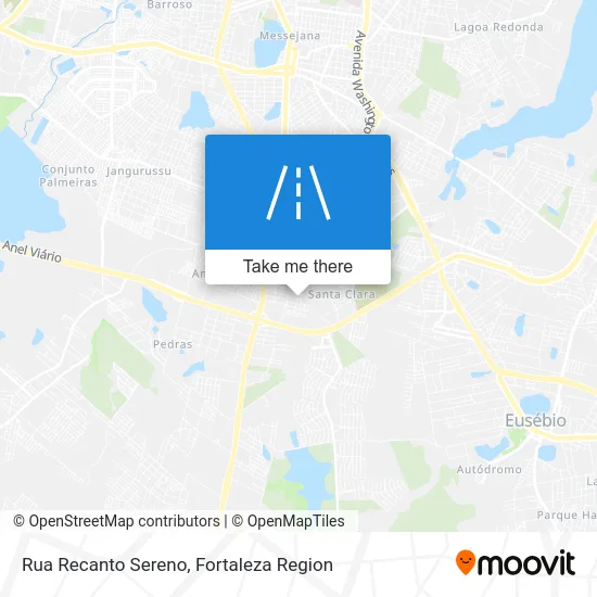 Rua Recanto Sereno map