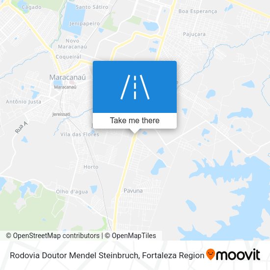 Rodovia Doutor Mendel Steinbruch map