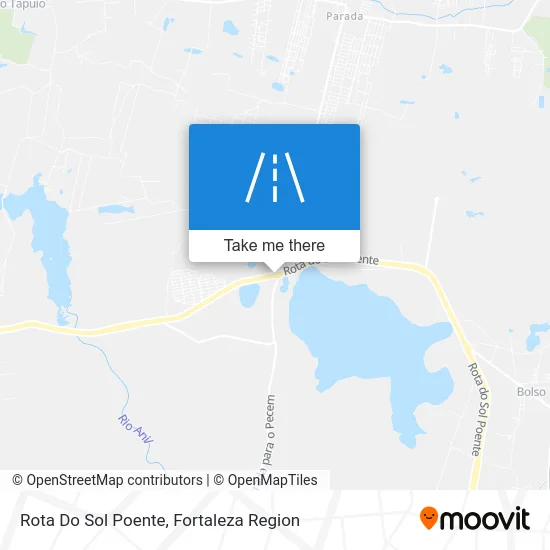 Rota Do Sol Poente map