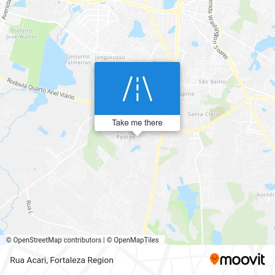 Rua Acari map