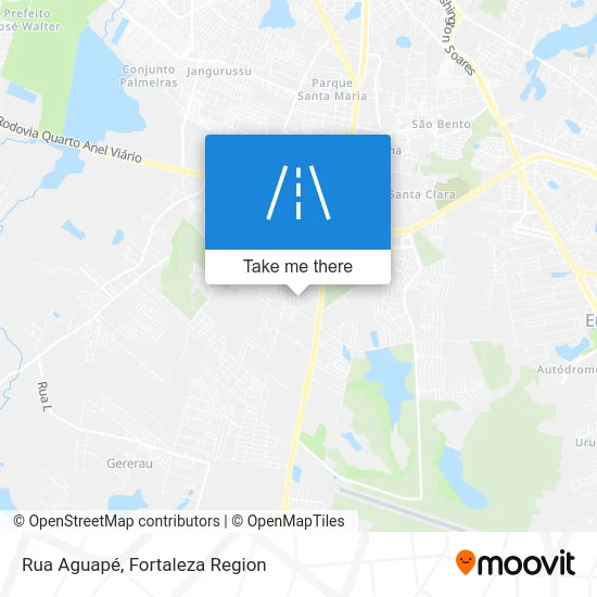Rua Aguapé map