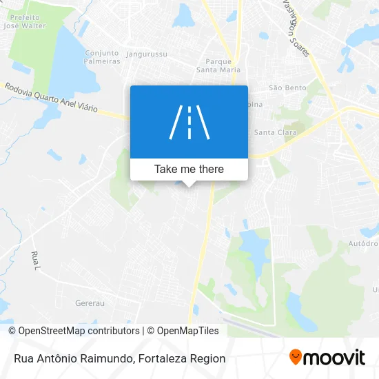 Rua Antônio Raimundo map