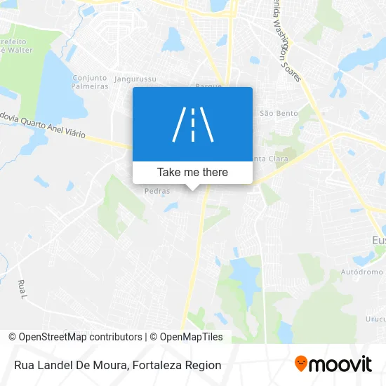 Rua Landel De Moura map