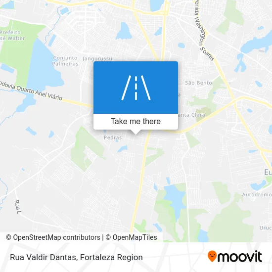 Rua Valdir Dantas map