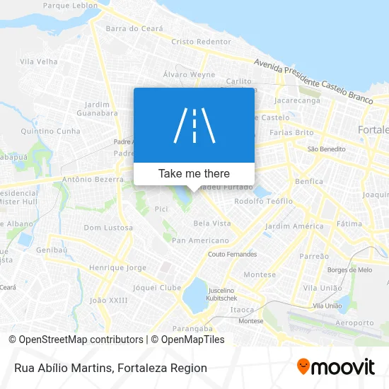 Rua Abílio Martins map