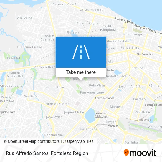 Rua Alfredo Santos map