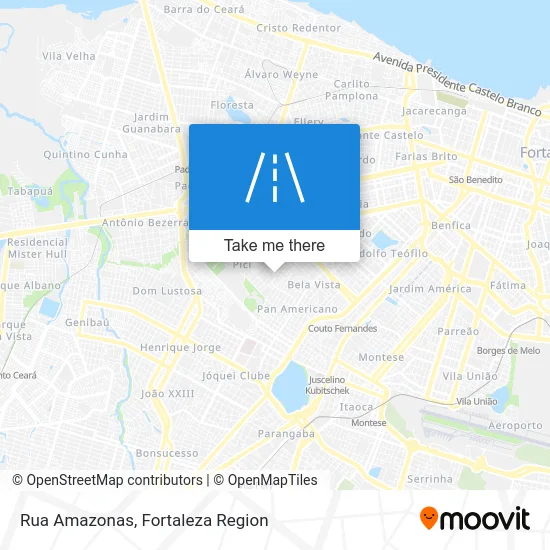 Rua Amazonas map