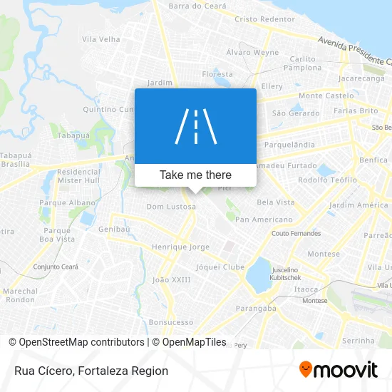 Rua Cícero map